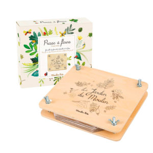 blomsterpresse, blomster, blade, udeliv, udeleg, udforske, opdage, sprog, krible krable, forår, presse blomster, Moulin roty,